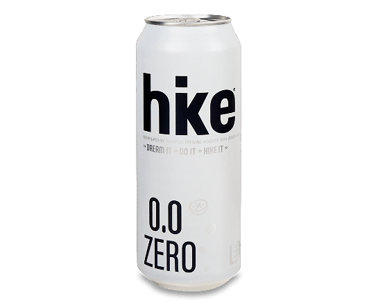 Пиво б/а Hike 0,5л Zero 0% ж/б