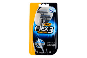 Станок BIC 3шт Flex 3 Класік