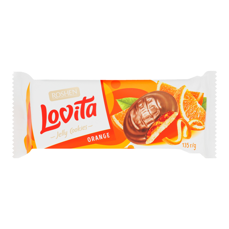 Печиво ROSHEN 135г Lovita апельсин