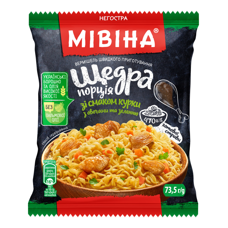 Шв харч МівінаЩПлапша73,5г кур овоч зел