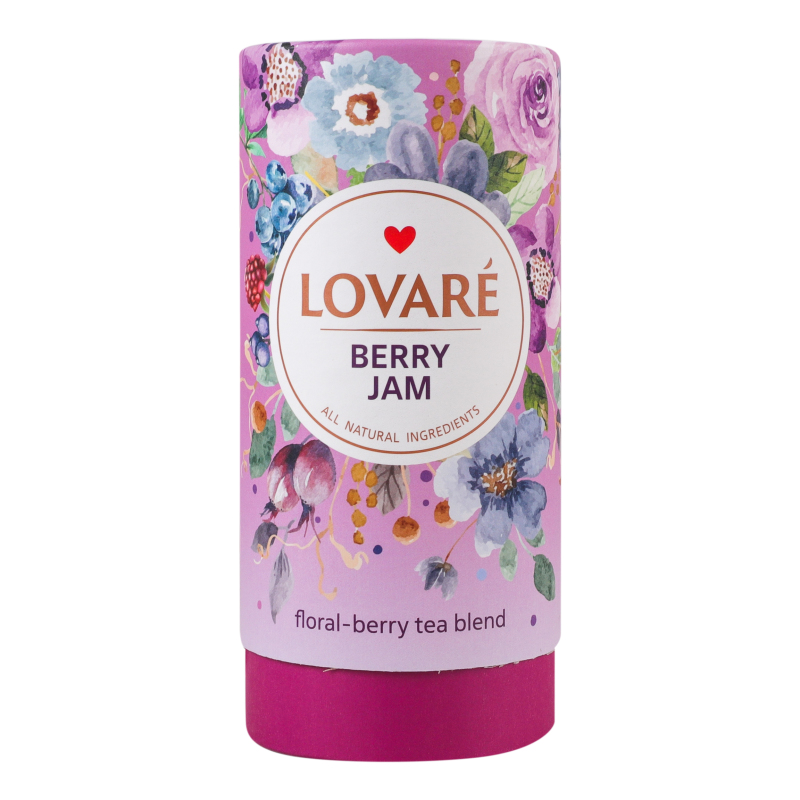 Чай Lovare 80г Ягідний джем тубус