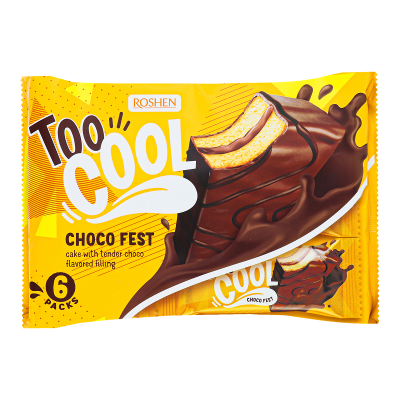 Тістечко Roshen 270г Too Cool Choco Fest