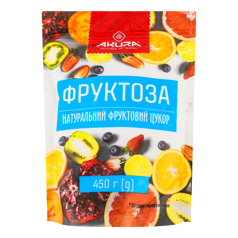 Фруктоза Akura 450г м/уп