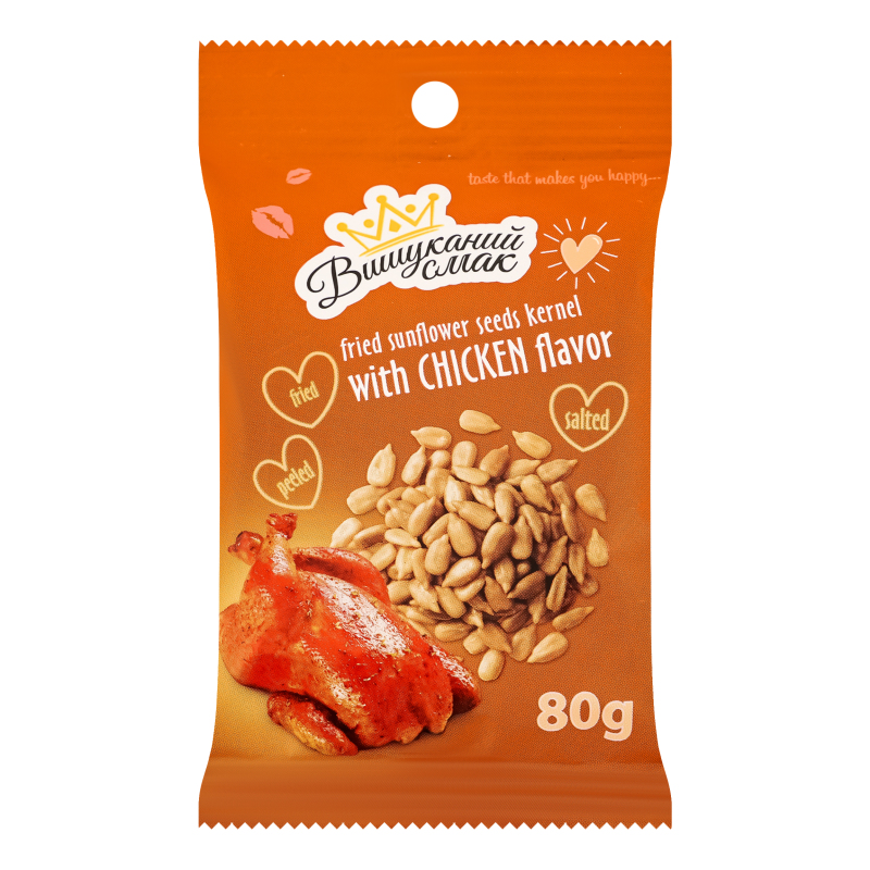 Ядро соняшника Вишуканий Смак 80г Курка