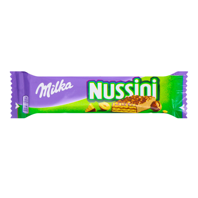 Вафля Milka 31г Nussini фундук і какао