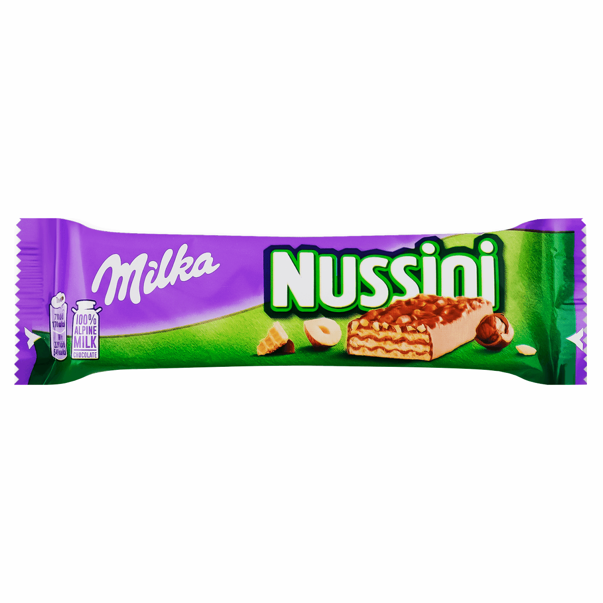Вафля Milka 31г Nussini фундук і какао