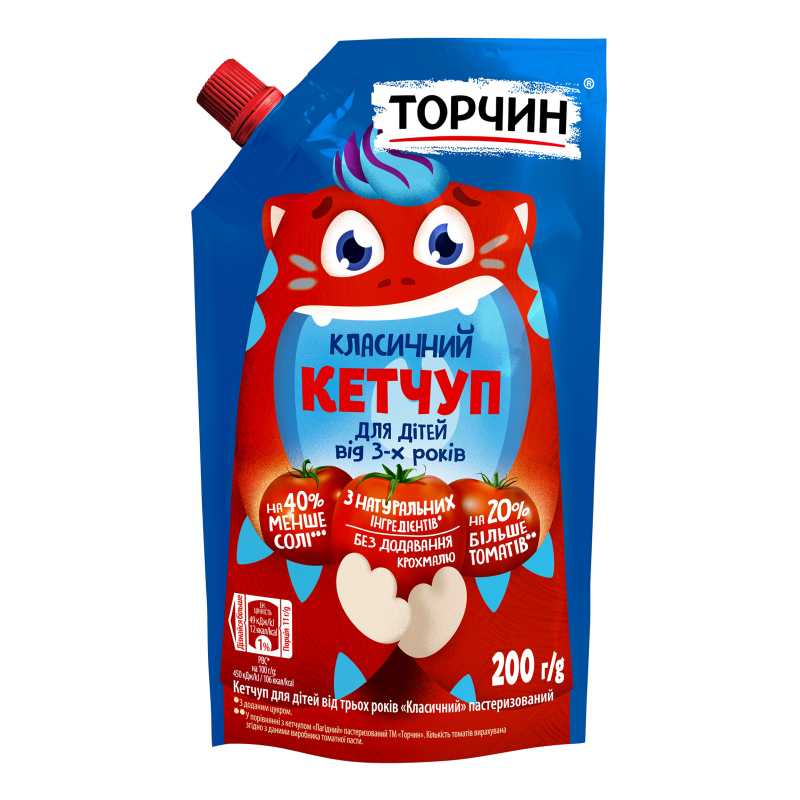 Кетчуп Торчин 200г Для дітей класичний