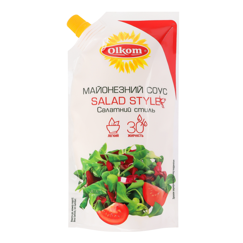 Майонез Olkom 30% 295г Салатний стиль