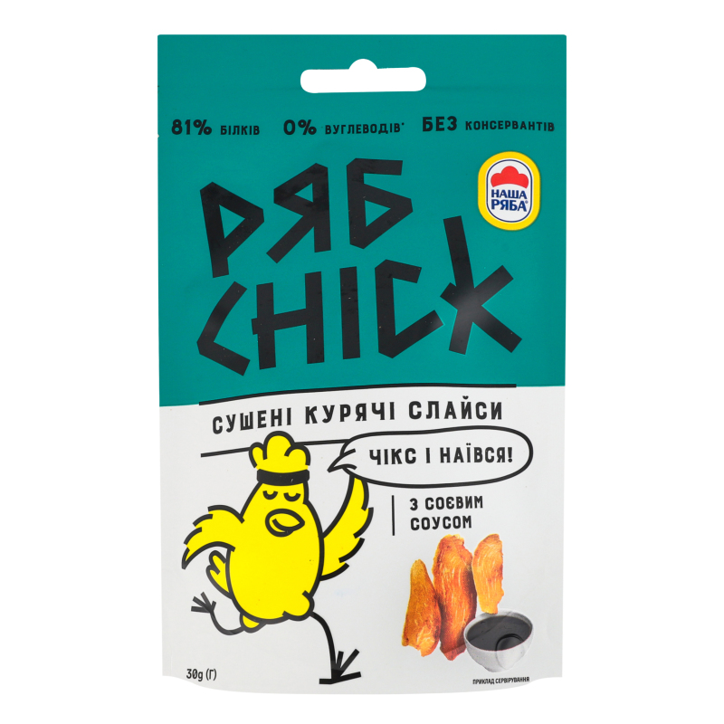 Снек РябChick суш 30г Кур із соєвим соус