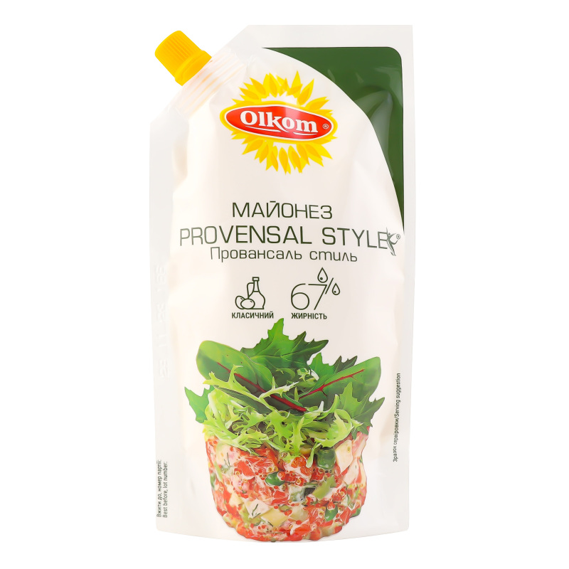 Майонез Olkom 67% 295г Провансаль