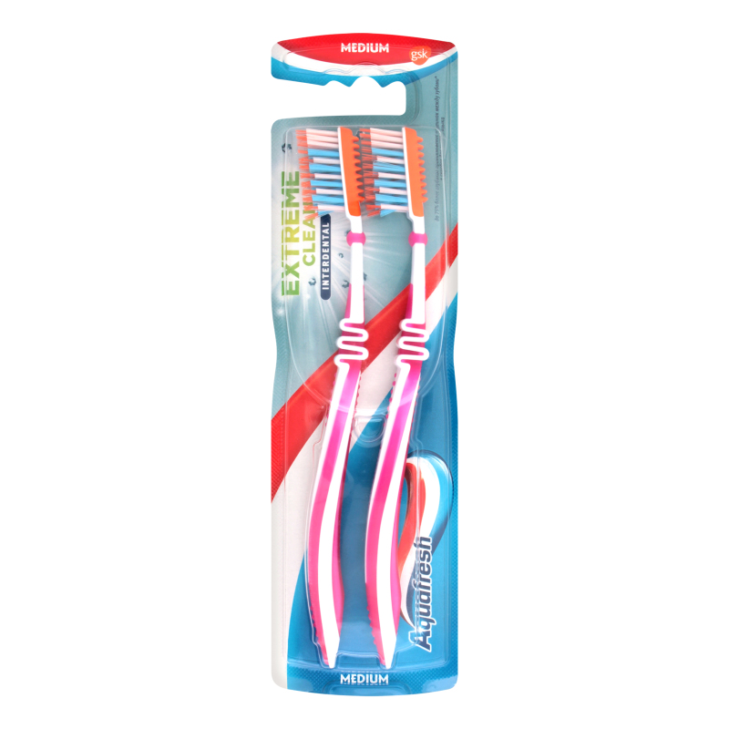 Зуб щітка Aquafresh Extreme Clean 1+1