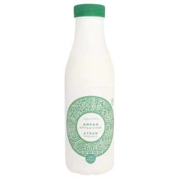 Напій к/м Organic Milk 1% 470г Айран пл