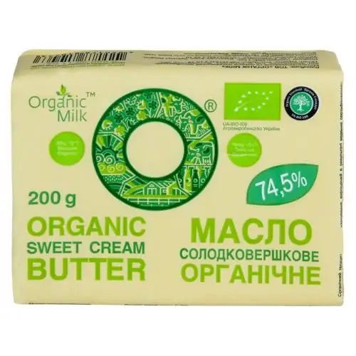 Масло Organic 74,5% 200г Селянське
