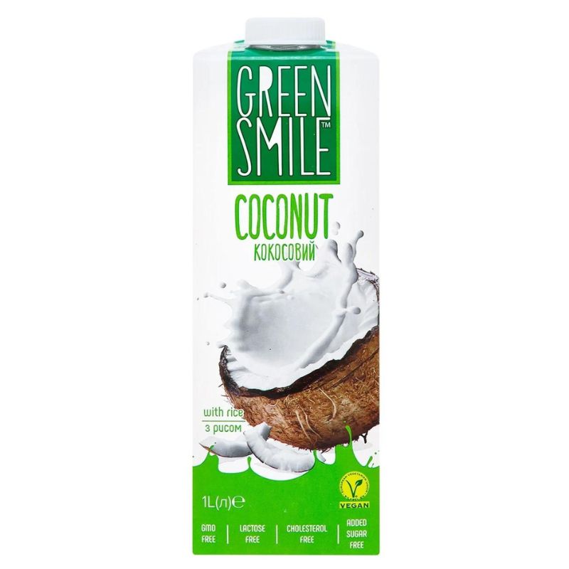 Напій Green Smile 3% 1л Рисовий з кокос