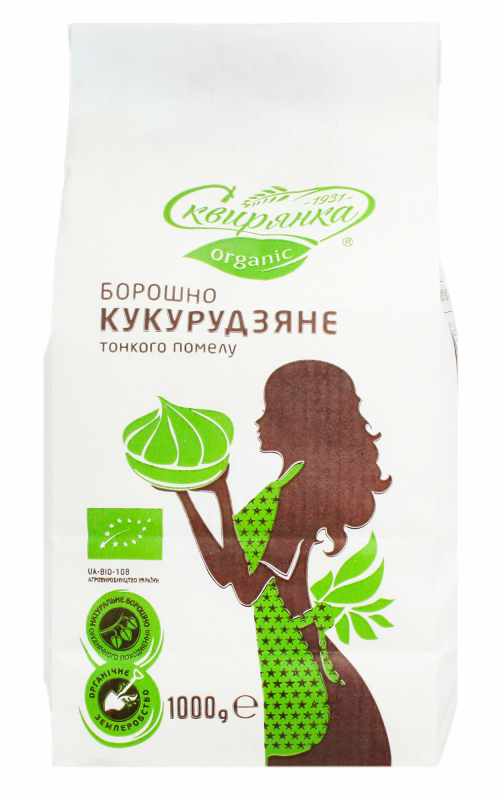 Борошно Сквирянка 1кг КукурудзянеОрганік