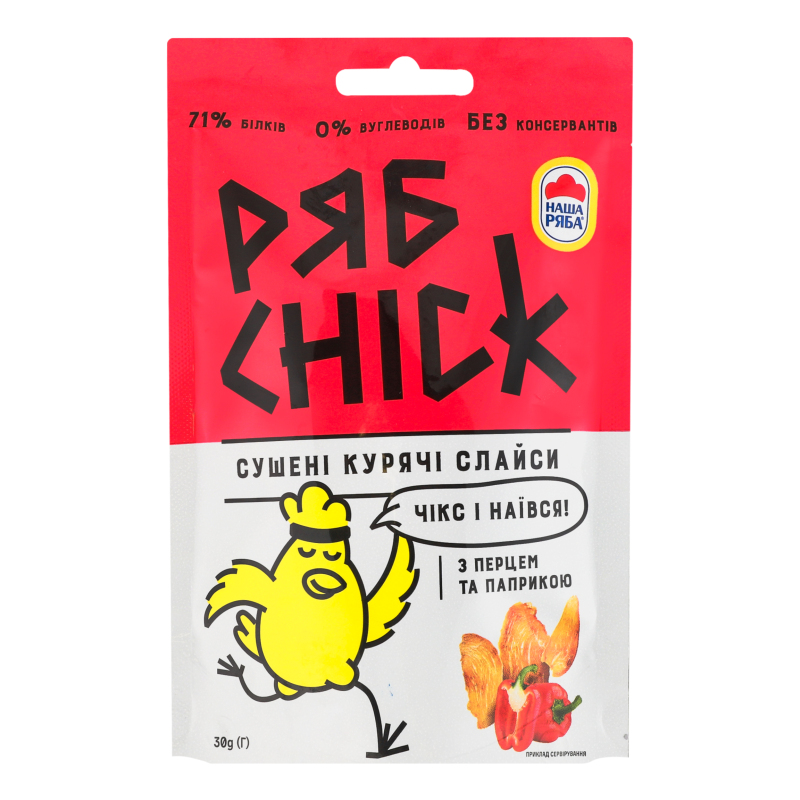 Снек РябChick суш 30г Паприка перець