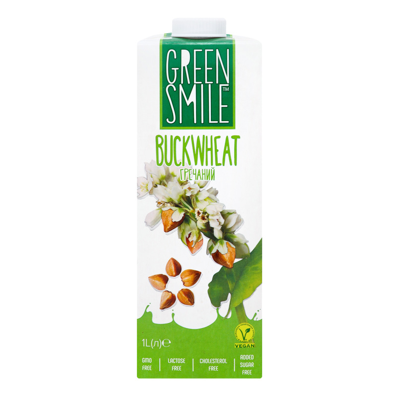 Напій GreenSmile 2,5% 1л Гречаний