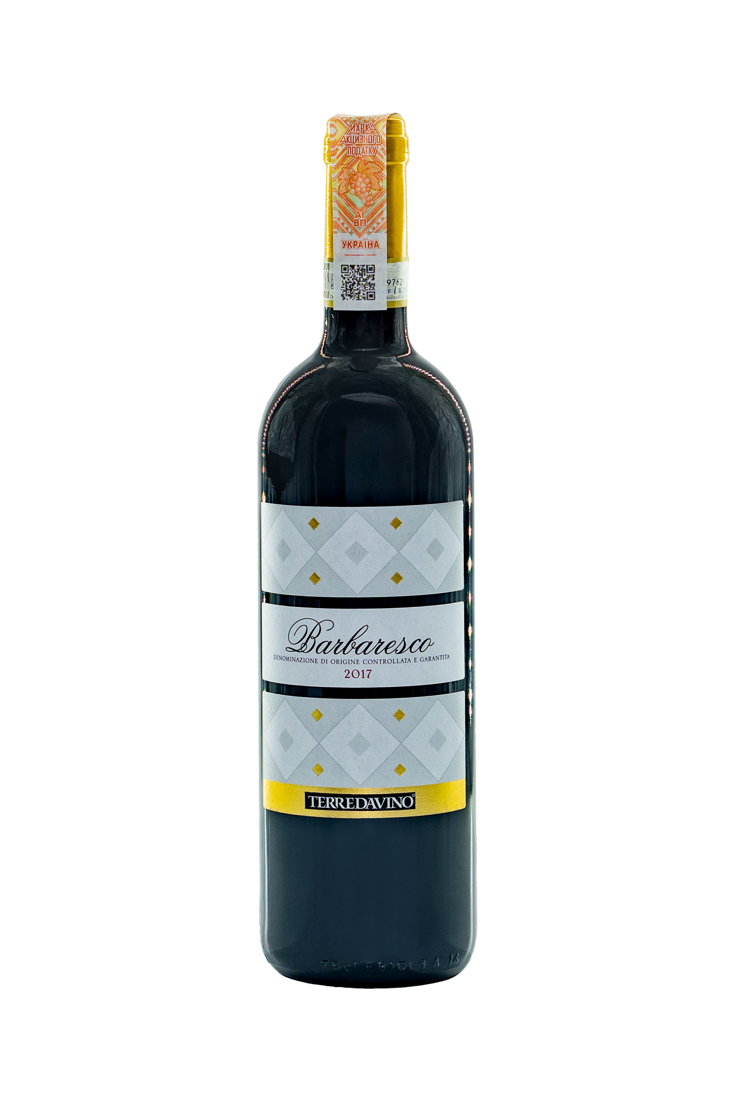 Вино Terredavino 0,75л Barbaresco ч с14%