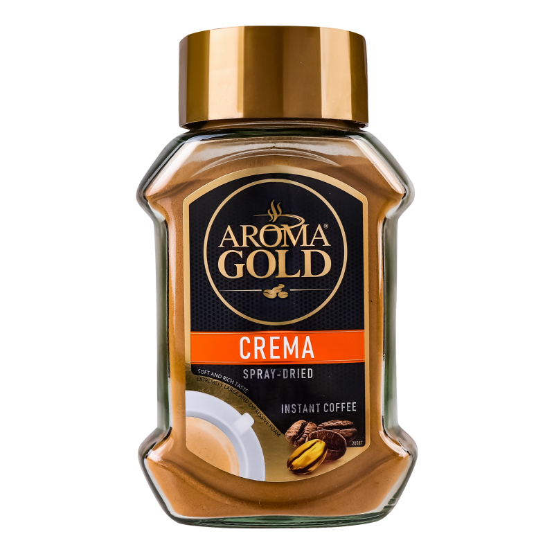 Кава AROMA GOLD 80г Crema сублім