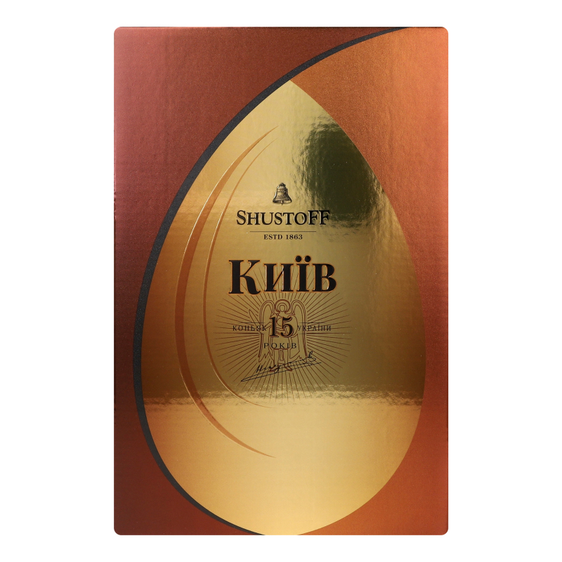 Коньяк Shustoff 0,7л Київ 15 років 40%