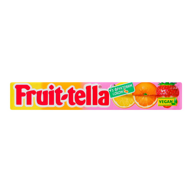 Цукерки жув Fruit-tella 41г Асорті