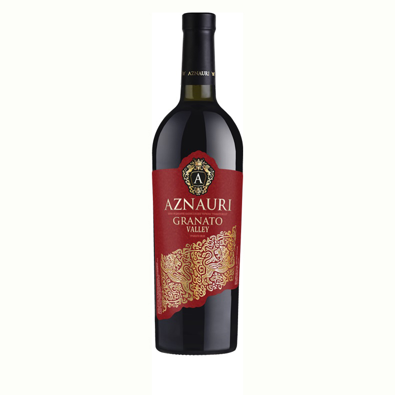 Вино Aznauri 0,75л GranatoValley ч 9-13%