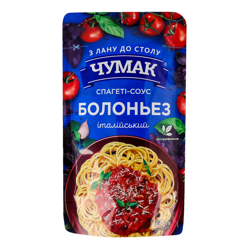 Соус Чумак 160г Болоньєз спагеті соус дп