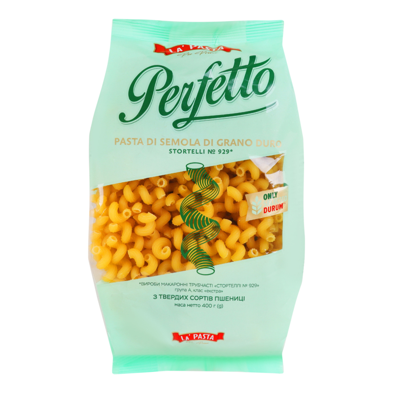 Макарони La Pasta 400г Stortelli №929