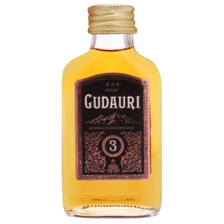 Коньяк Gudauri 0,1л 3* 40%