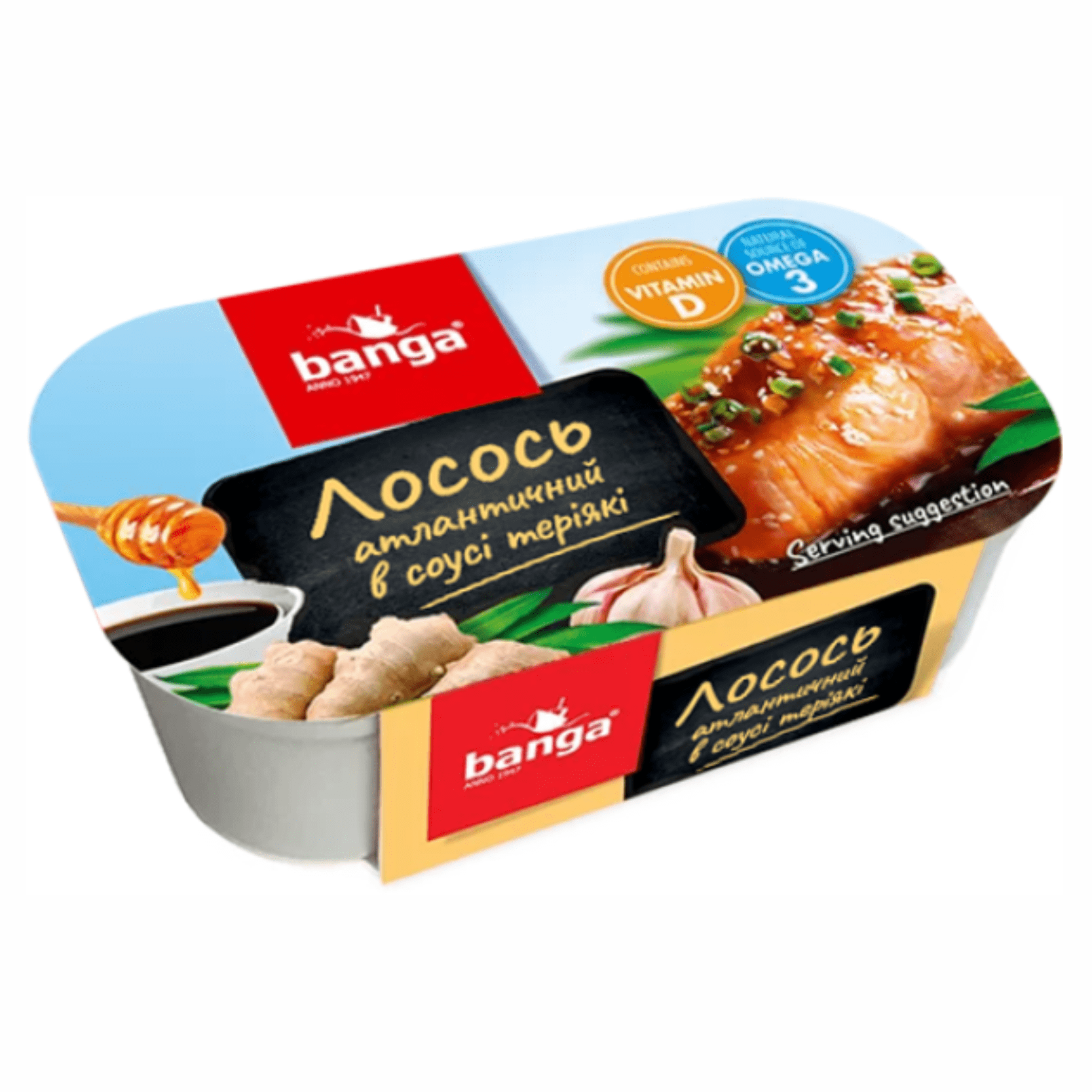 Консерва Banga 120г Лосось в/с теріякі
