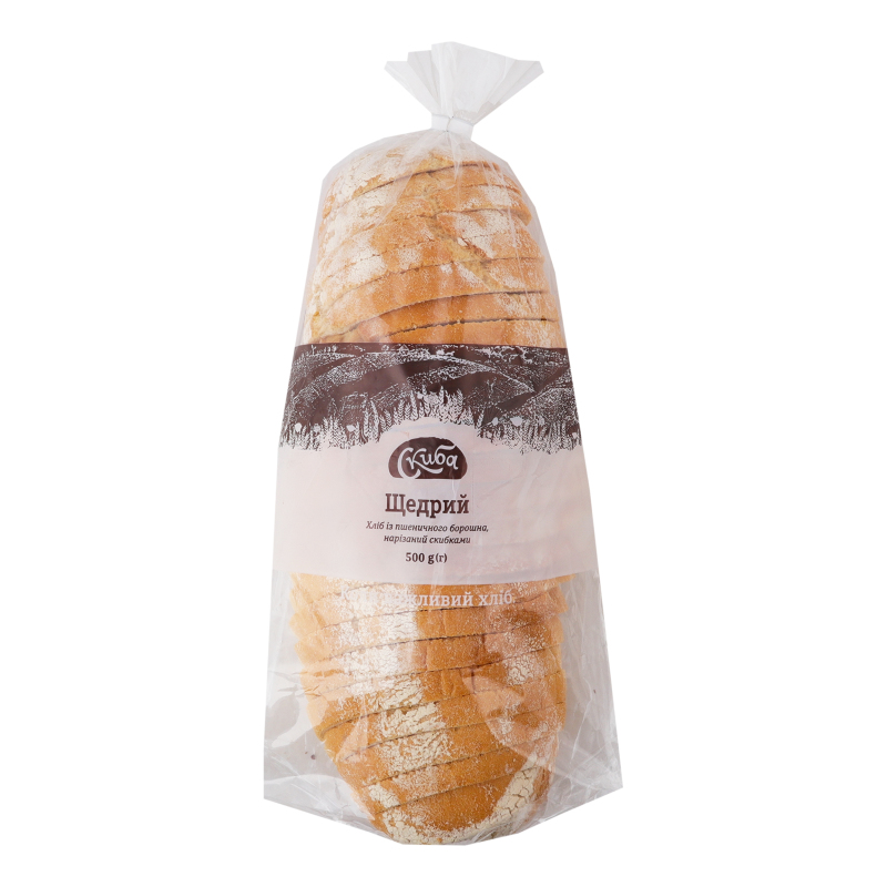 Хліб Скиба 500г Щедрий