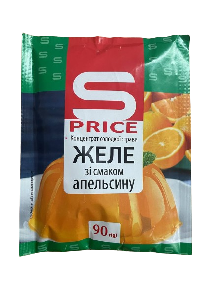 Желе S-Price 90г Апельсин