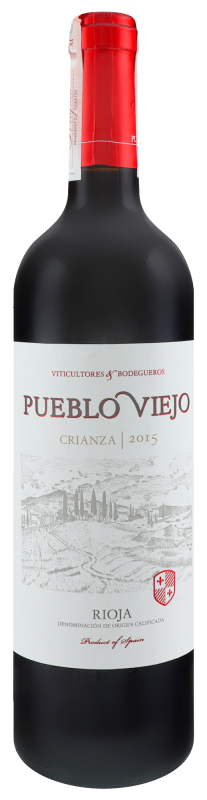 Вино PuebloViejo 0,75л Rioja чер сух 14%