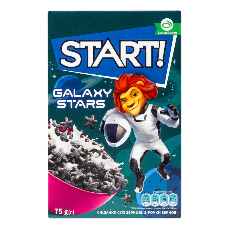 Сух сніданок Start 75г Galaxy Stars