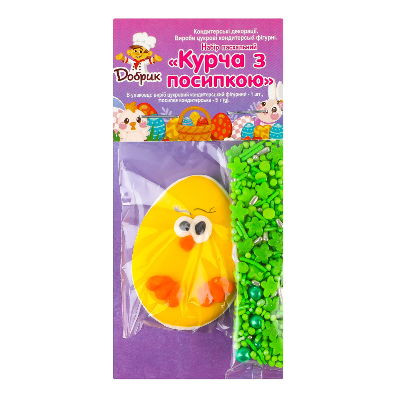 Набір кондит Добрик 5г Курча з посипкою