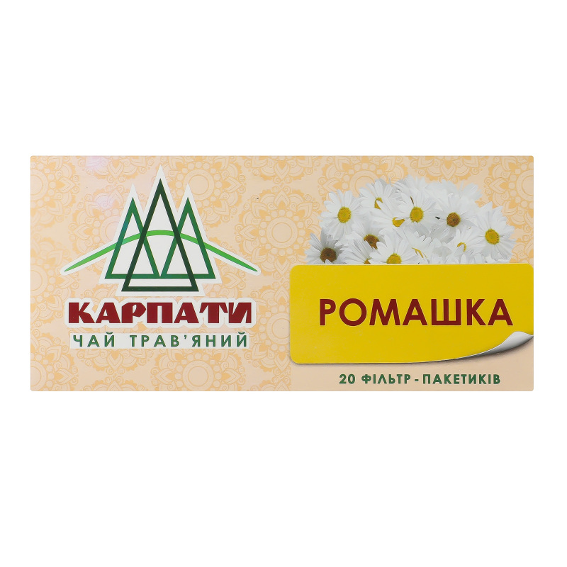 Чай Карпати 20пак Ромашка