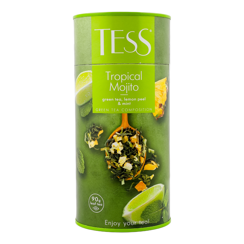 Чай зел Тесс 90г Tropical Mojito