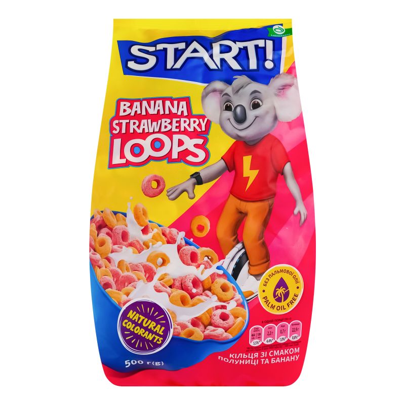 Сух сніданок Start 500г Кільця полун бан