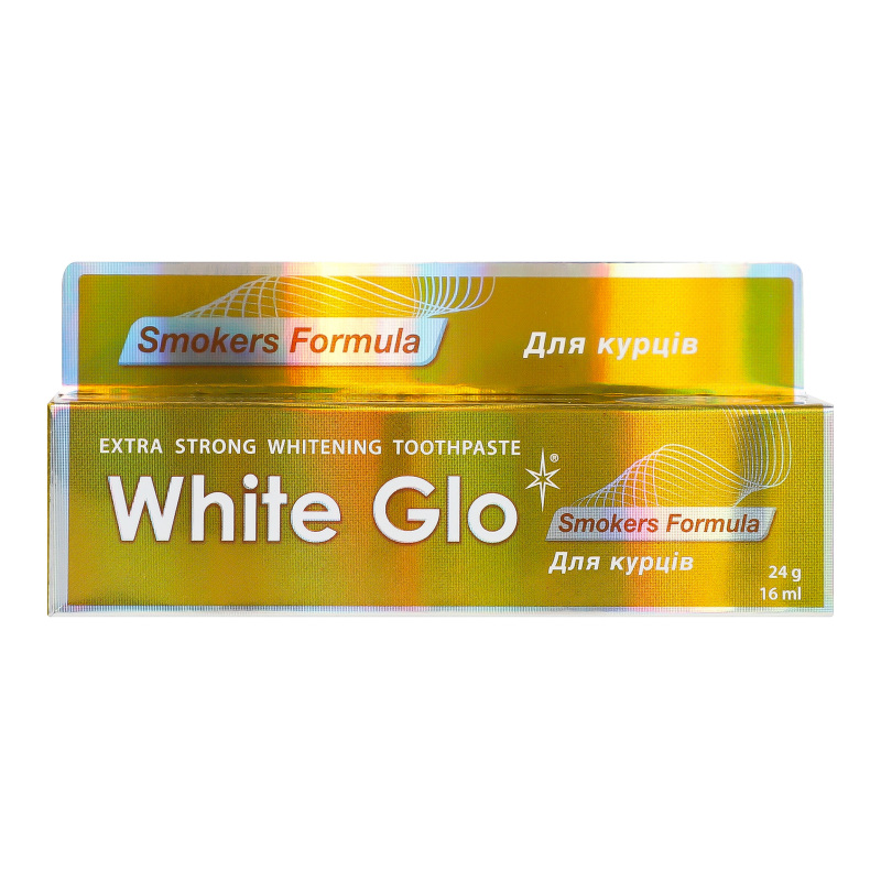 Зубна Паста White Glo 24г для Курців