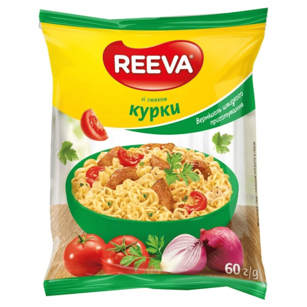 Швид харч Reeva 60г Вермішель курка
