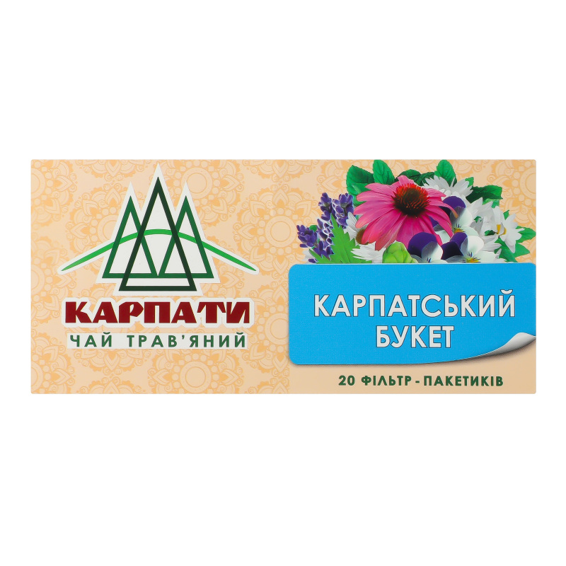 Чай Карпати 20*1,25г Карпатський Букет