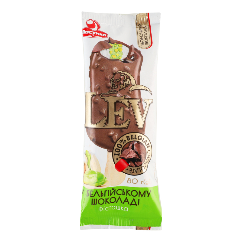 Морозиво Ласунка 80г LEV Фісташка