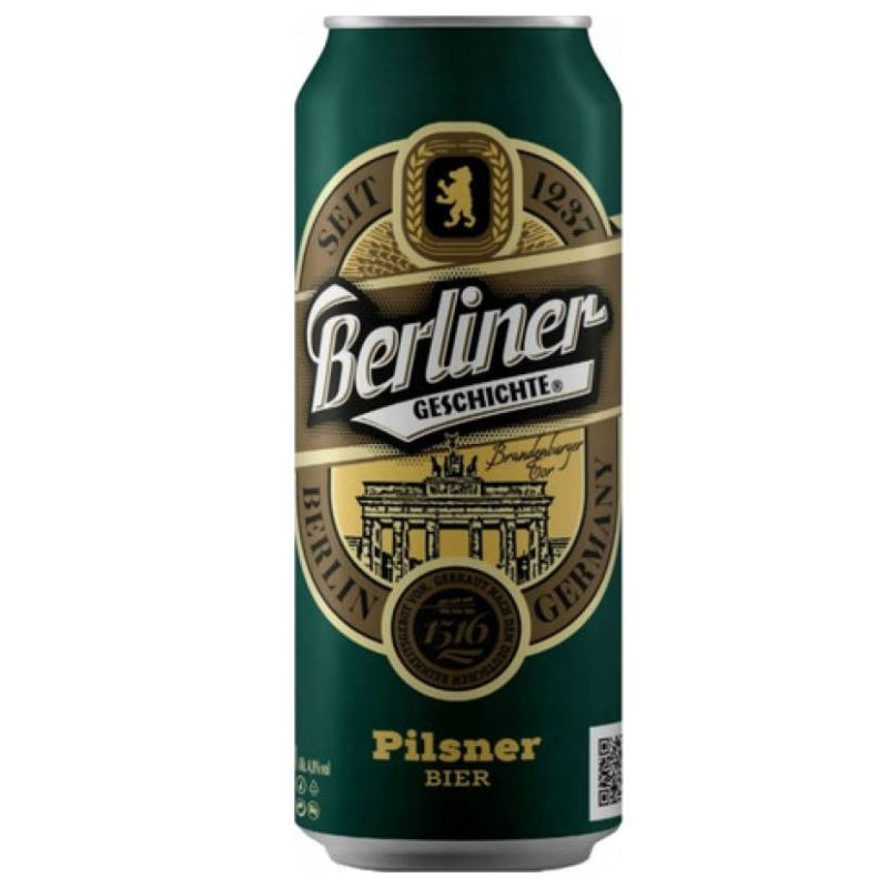 Пиво Berliner Geschichte 0,5л Pilsner 5%