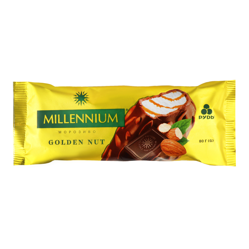 Морозиво Рудь 80г Millennium Golden Nut