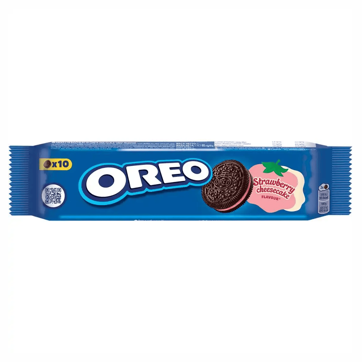 Печиво OREO 95г Полуниця та чізкейк