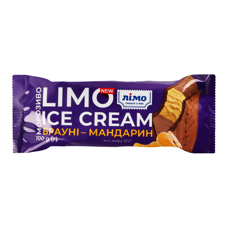 Морозиво Лімо 100г Брауні Мандарин
