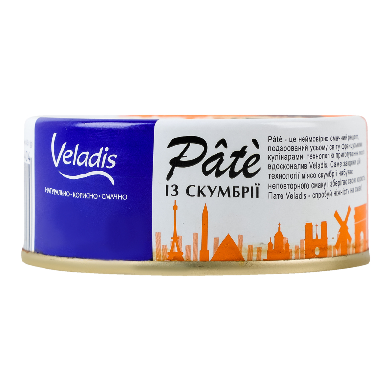 Пате Veladis 100г З скумбрії з/б