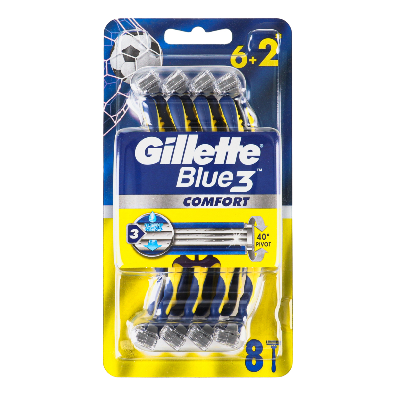 Бритва Gillette Blue 3 6+2шт