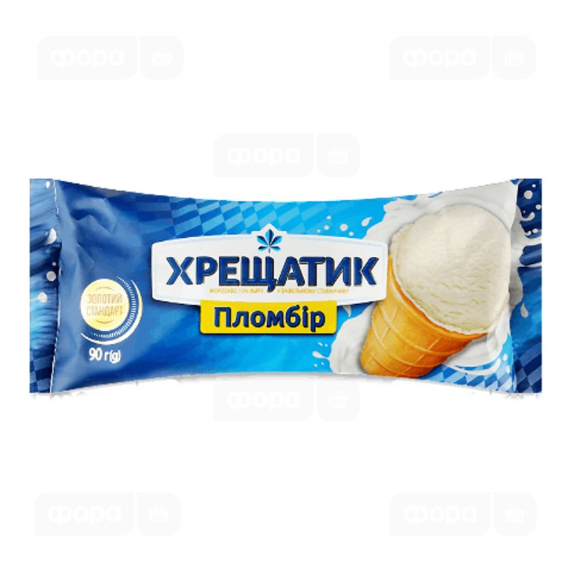 Морозиво Хрещатик 90г Пломбір 15%