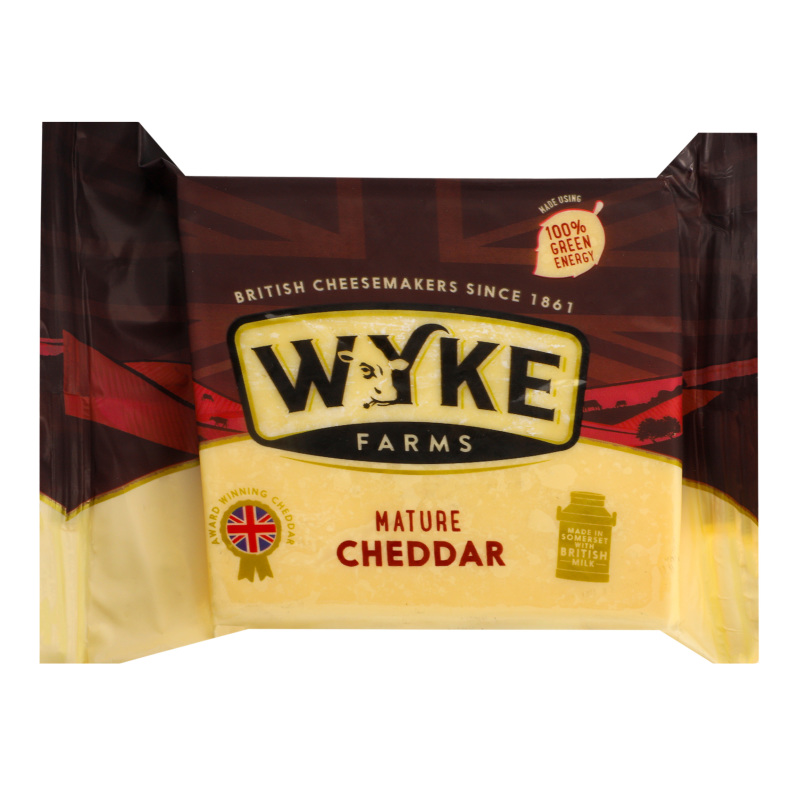 Сир WykeFarms 51% 200г Чеддер
